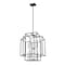 Z-Lite Titania 8 Light Pendant, Black 454-28BK-BN - alternate 2